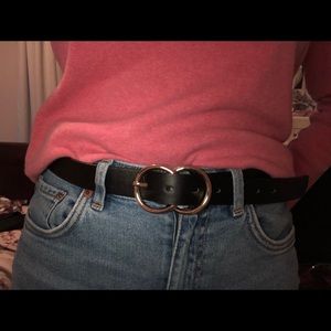 Black Double O Target Belt